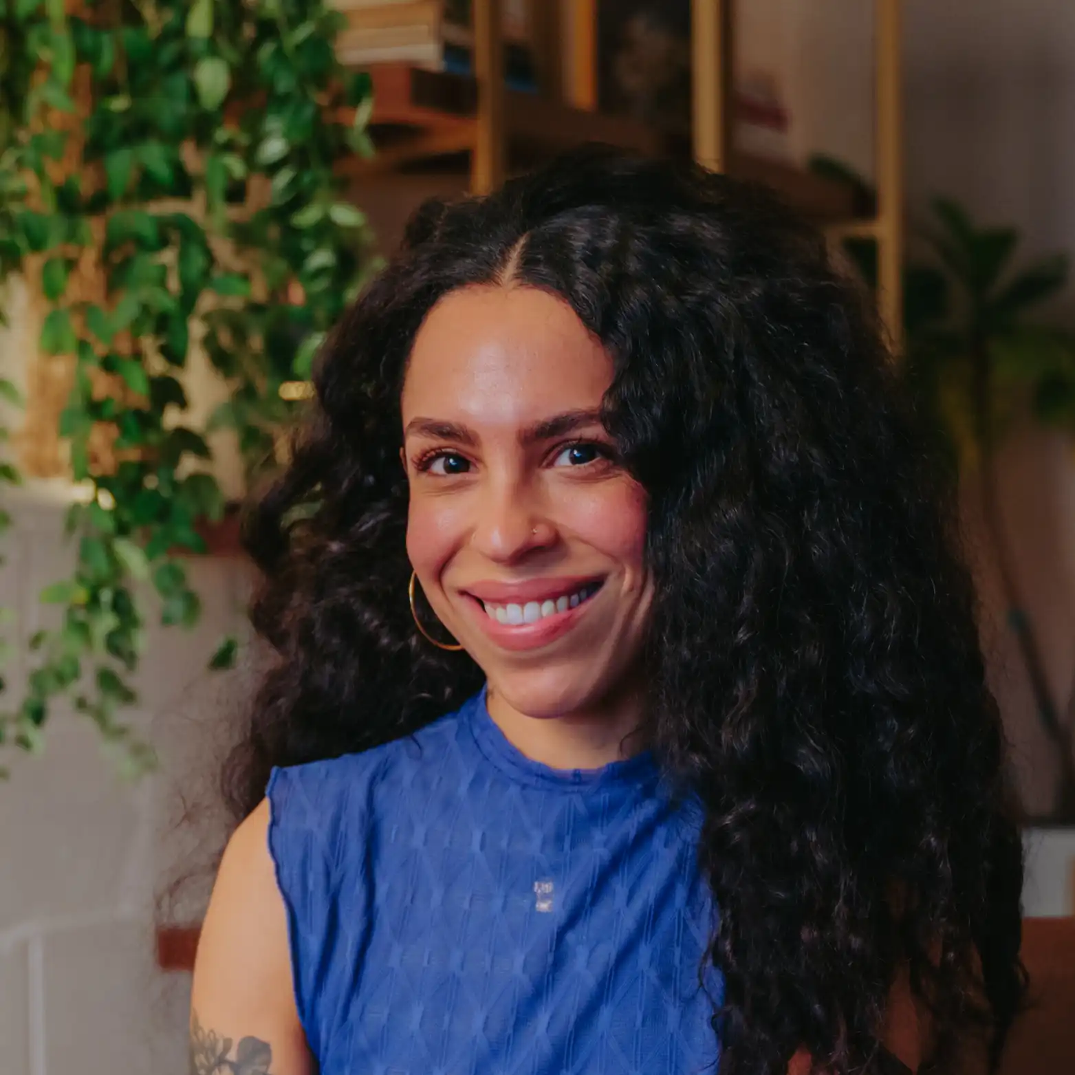 A headshot of Arami James