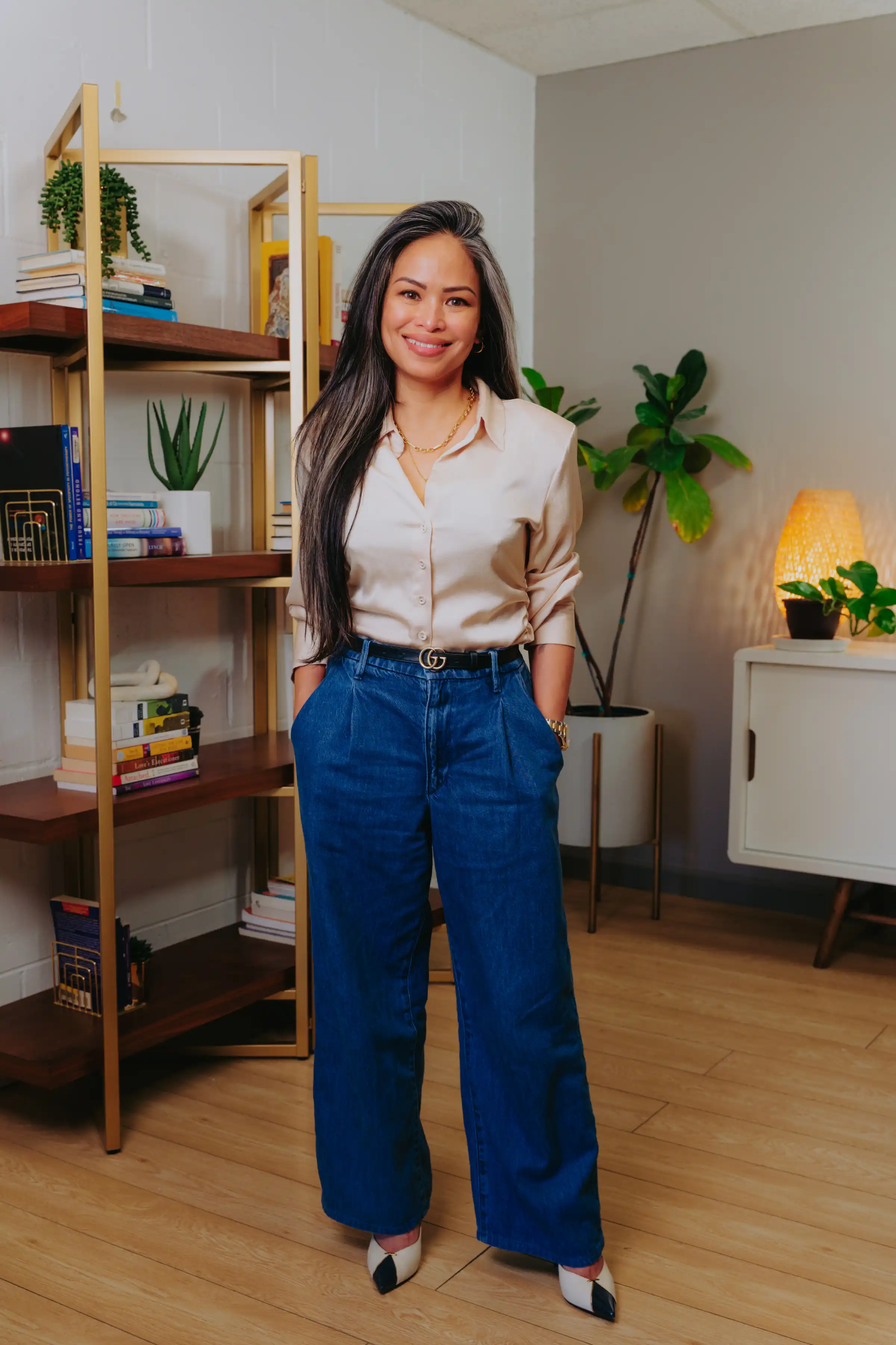 Grazel Garcia standing and smiling for a photo