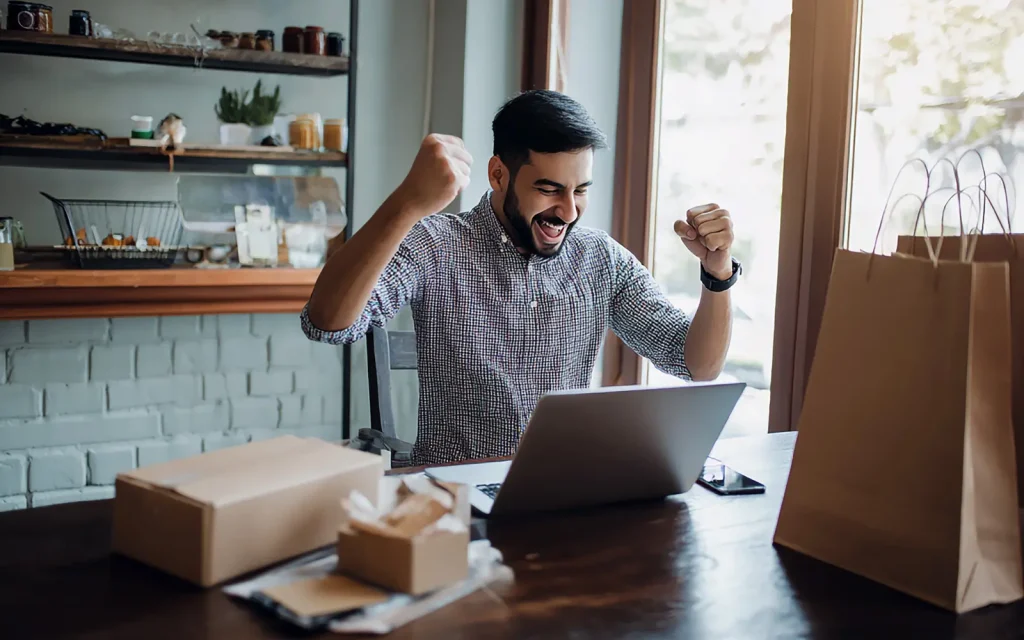 ADHD-entrepeneurs An ADHDer experiencing entrepreneurial success, representing the strengths ADHDers bring to the table